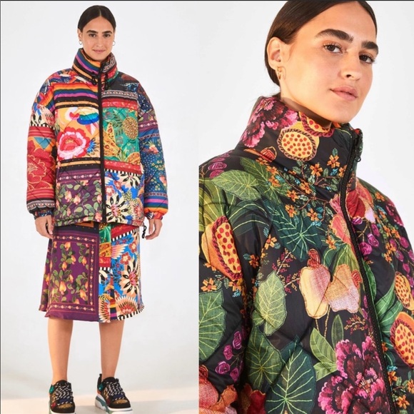 ANTHROPOLOGIE NWT FARM RIO ABBY PUFFER JACKET 💥🖤 - Picture 12 of 14